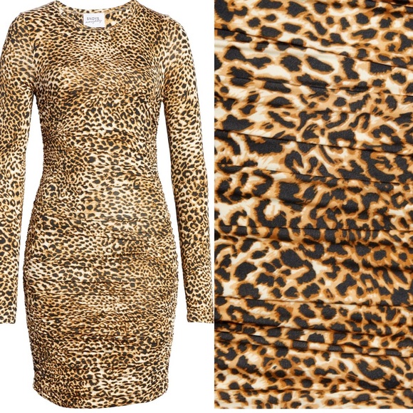 SNDYS Liliya Ruched Long Sleeve Minidress - Picture 2 of 3